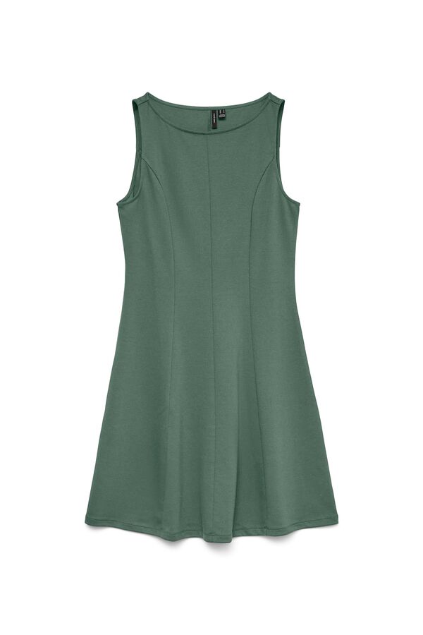 Vero Moda Vestido curto peplum Verde
