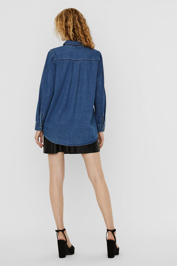 Vero Moda Camisa denim de manga comprida Azul