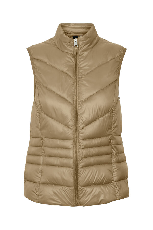 Vero Moda Colete acolchoado Castanho