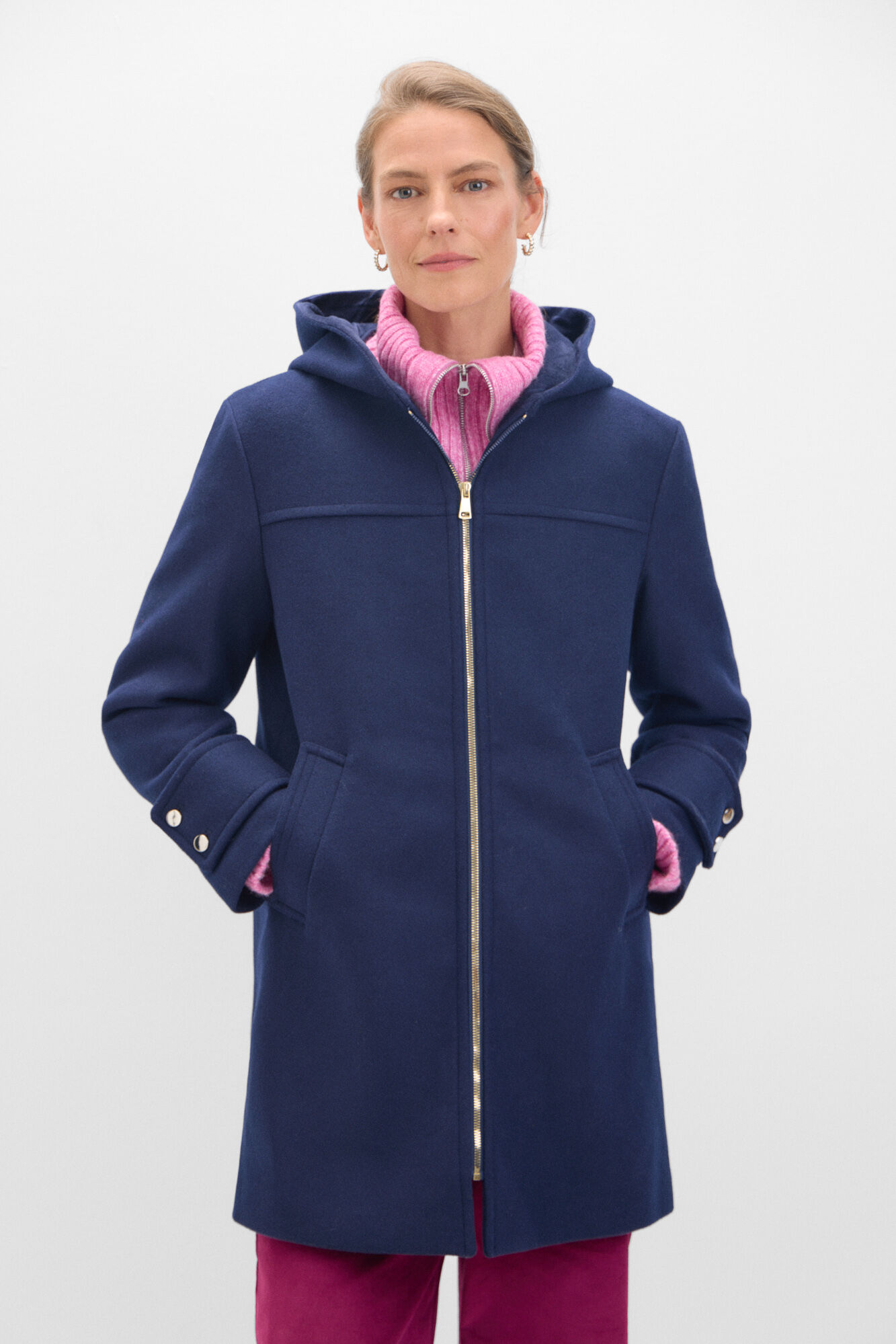 Navy duffle coat clearance