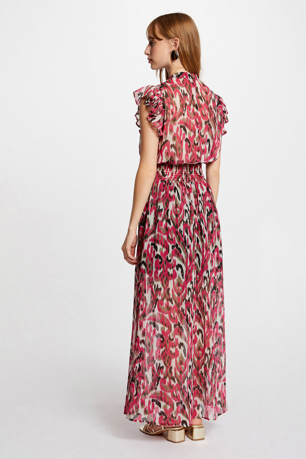 Cortefiel Printed fitted dress Multicolour