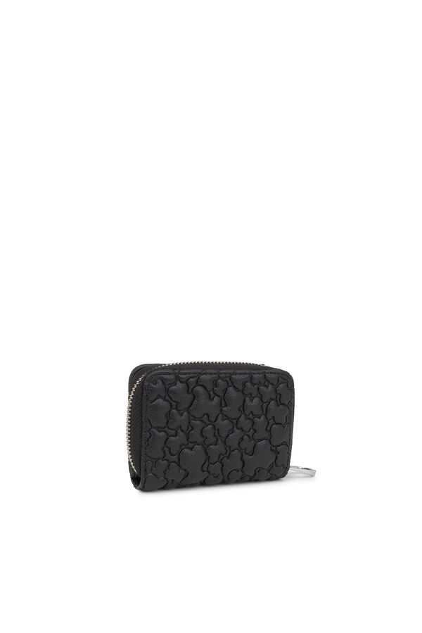 Tous TOUS Puffy Bear black wallet Black
