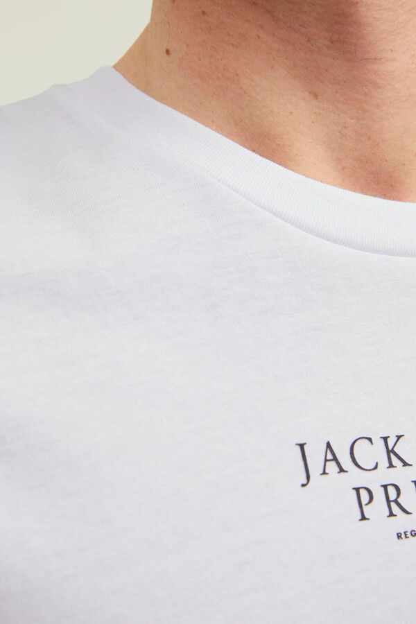 Jack & Jones T-shirt regular fit Branco