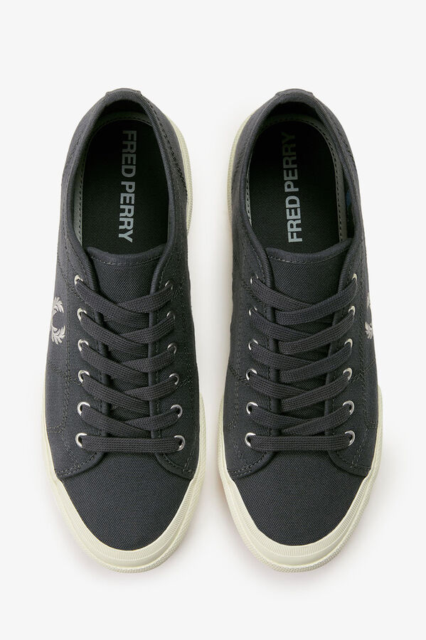 Fred Perry Zapatillas B708 Vintage Tennis Canvas Gris