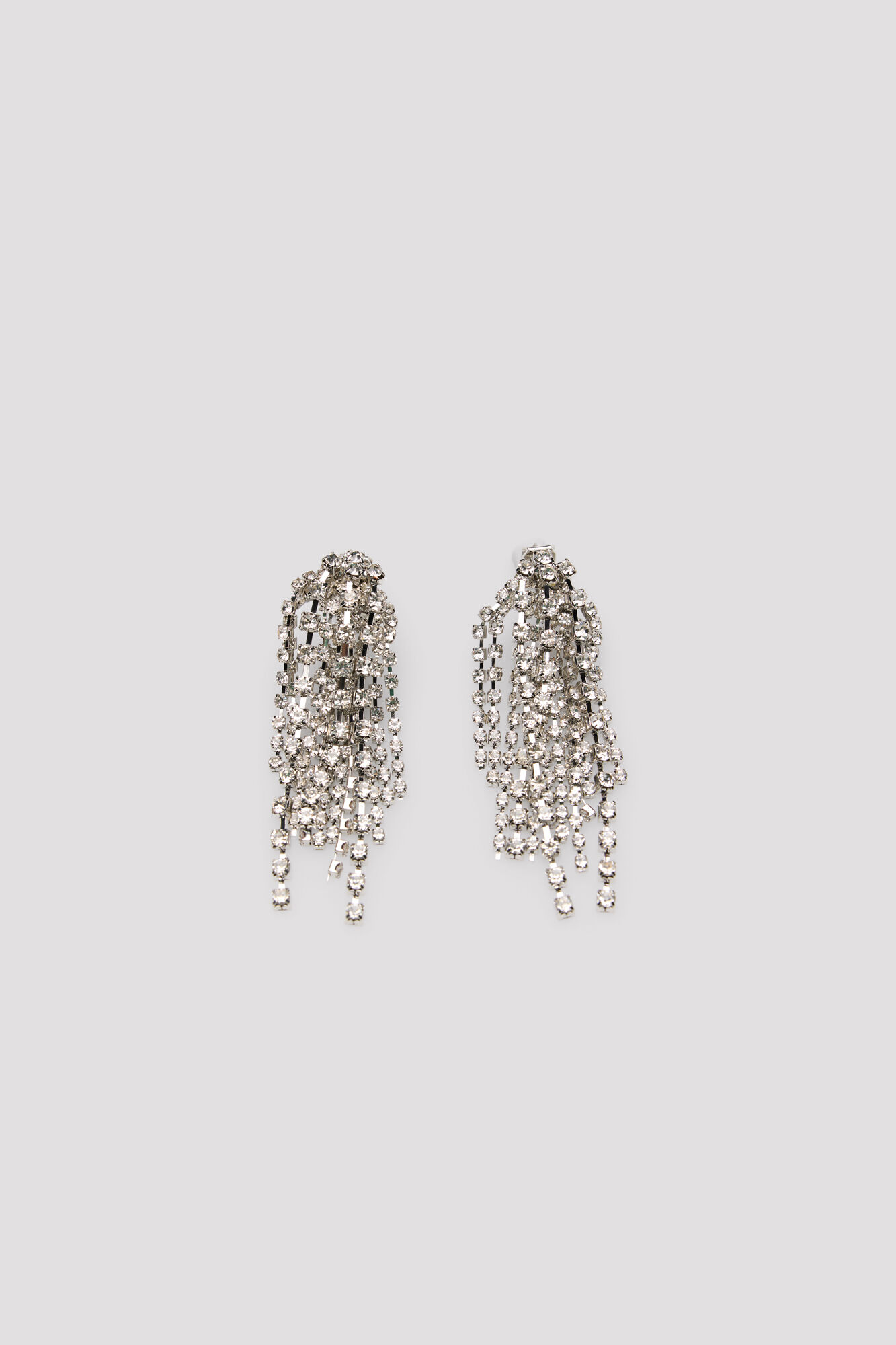 Cortefiel Crystal waterfall earrings