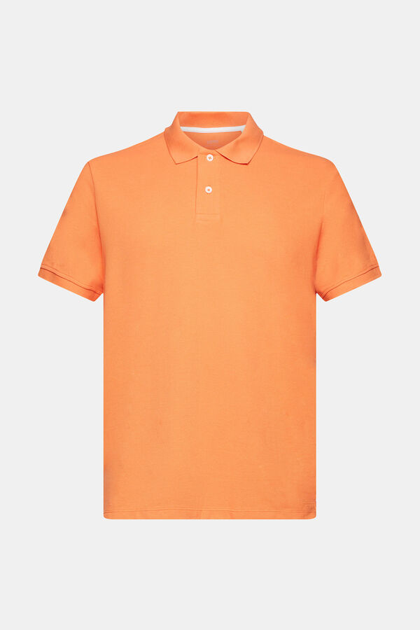 Cortefiel Essential piqué polo shirt Orange