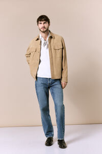 OOTO Sobrecamisa em camur&ccedil;a