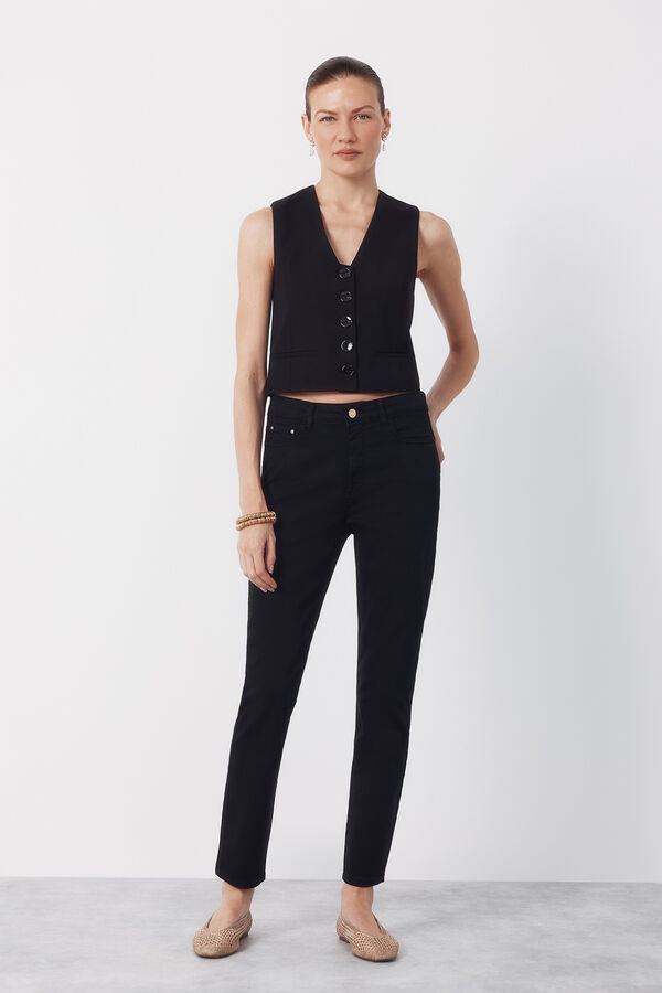 Cortefiel Jeans sensational color Black