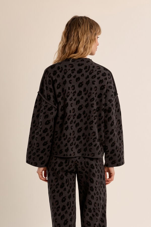 Molly Bracken Camisola com estampado Cinzento