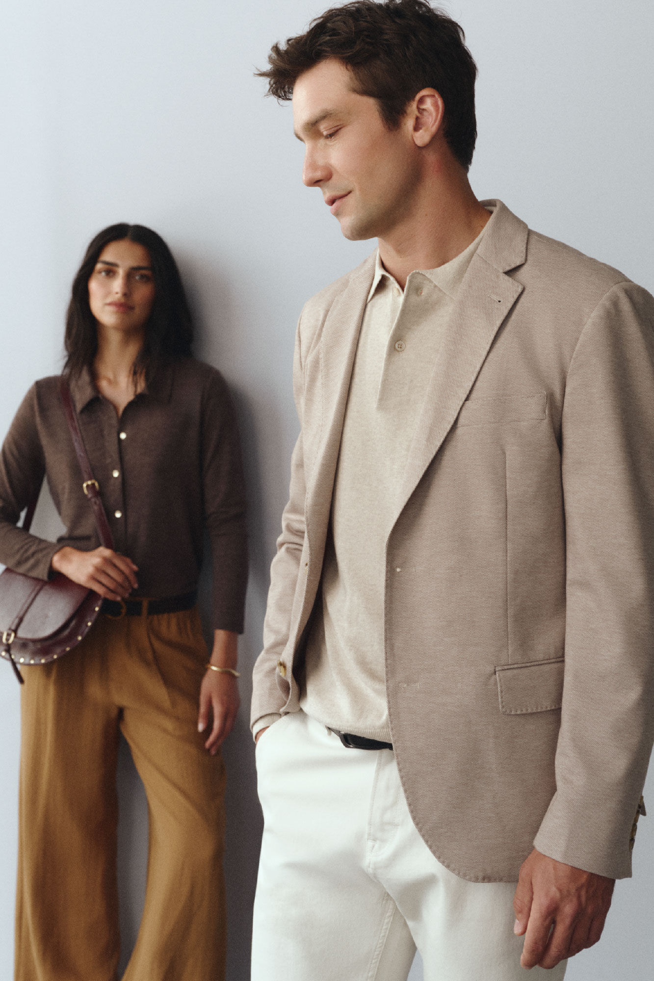 Cortefiel Jersey-knit blazer 