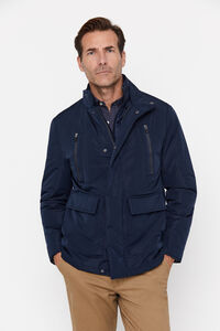 Cortefiel Thermolite jacket with removable lining Navy