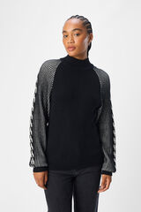 Object Jersey cuello perkins Negro