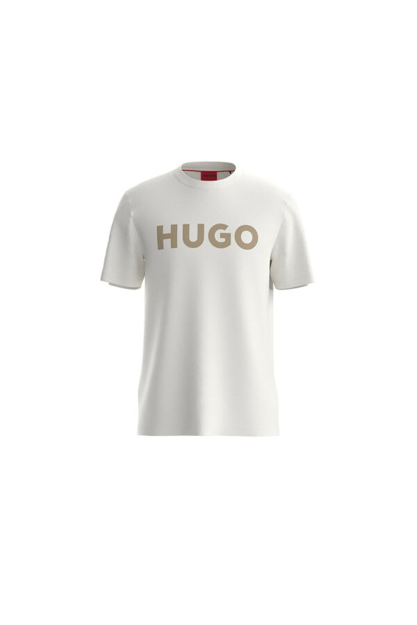 HUGO T-shirt de manga curta Branco