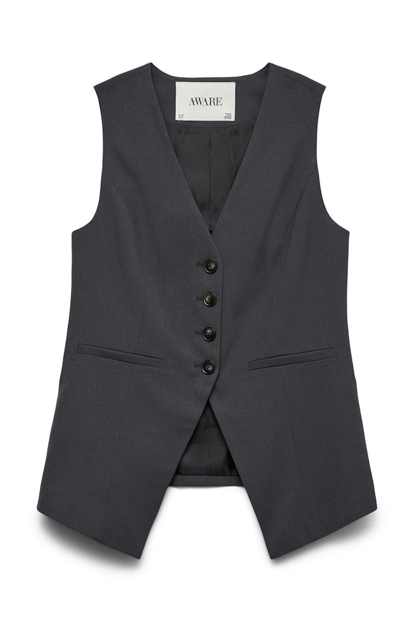 Vero Moda Chaleco de cierre abotonado