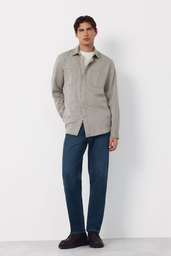 Cortefiel Straight-fit jeans Blue