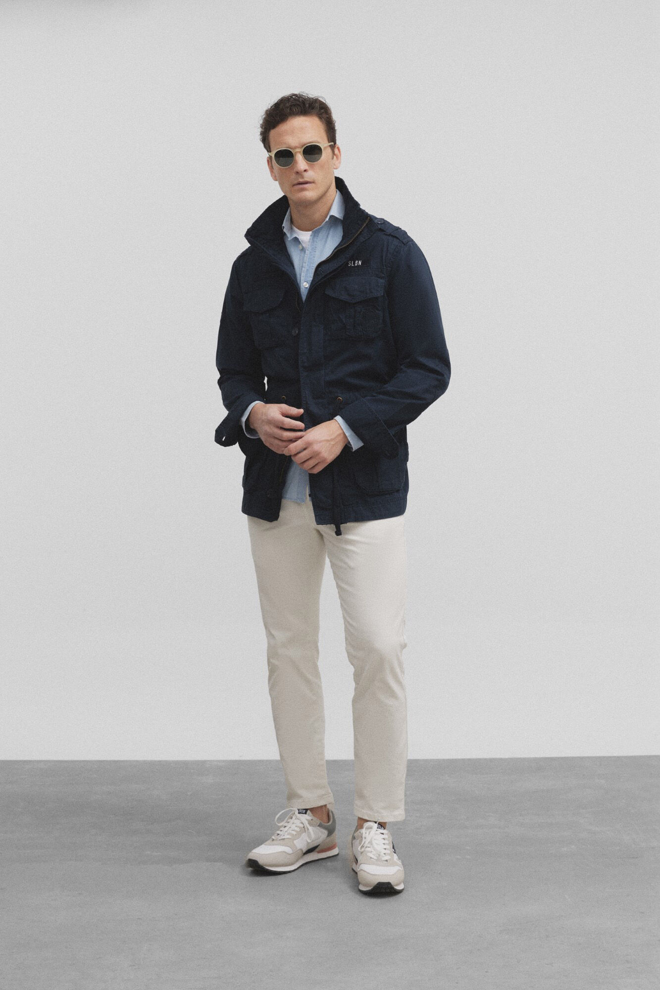 Military jacket Men s jackets gilets and waistcoats Cortefiel