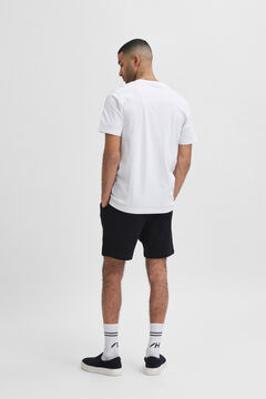 Cortefiel Short-sleeved t-shirt  White