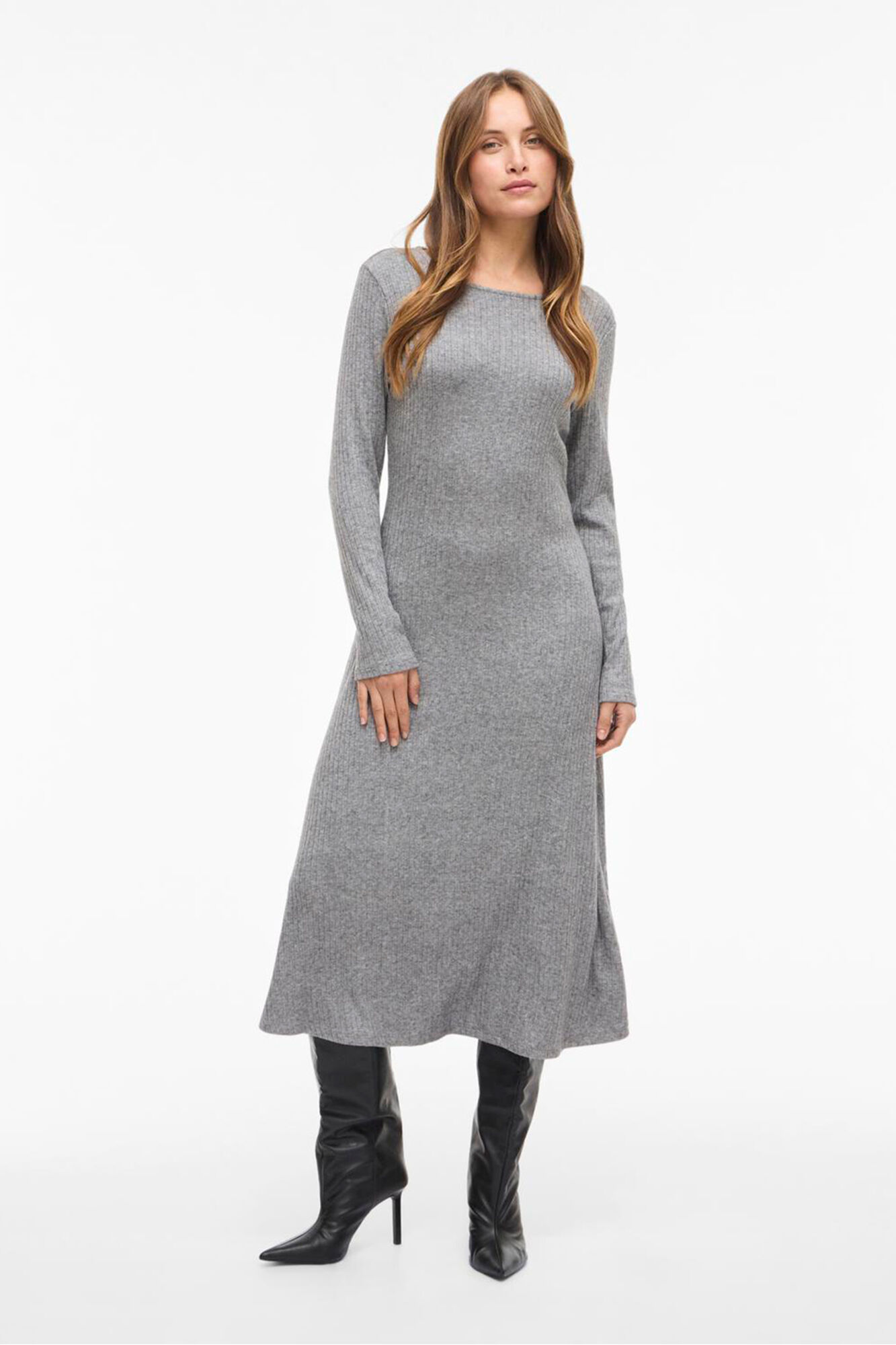 Vila Vestido midi de viscosa