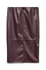 Vero Moda Curve Saia midi plus size de couro sintético  Roxo