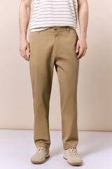 OOTO Cotton co-ord suit trousers Camel