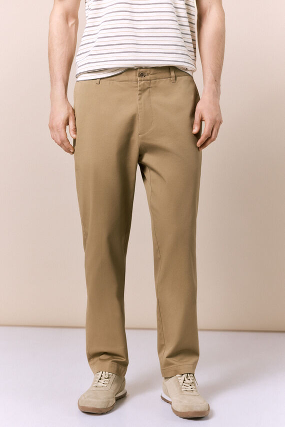 Pantalón traje coordinado algodón