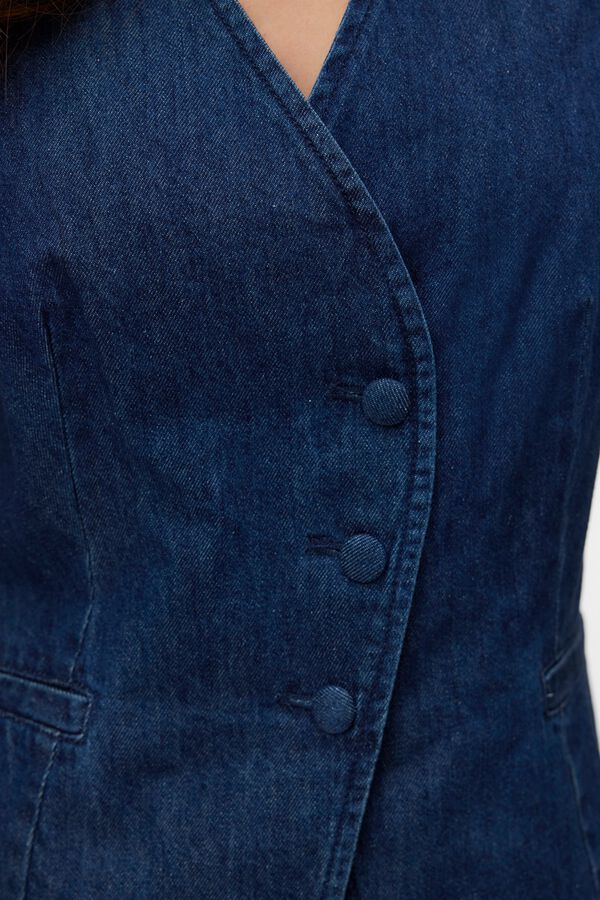 Vero Moda Colete denim Azul