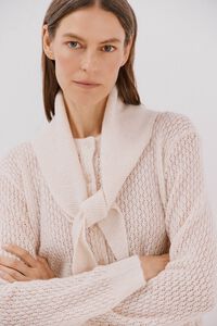 Cortefiel Jersey-knit scarf jacket