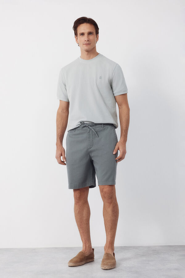 Cortefiel Bermuda laces Kaki