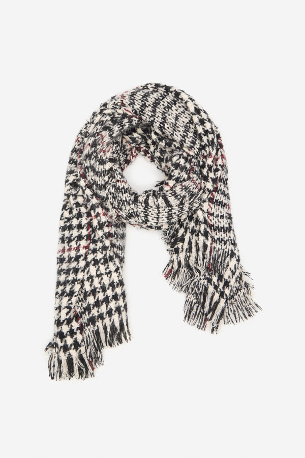 Cortefiel Harris check scarf Multicolour