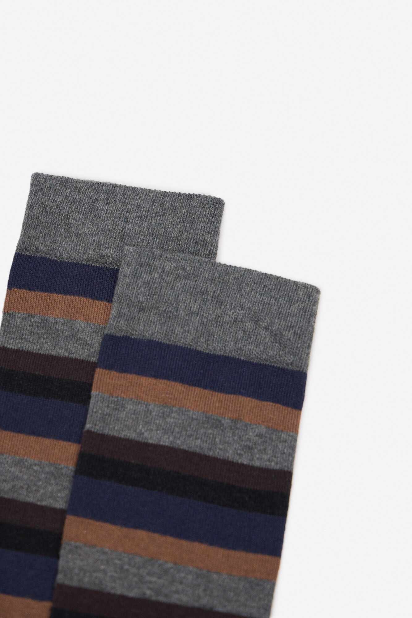 Cortefiel Multi-striped socks