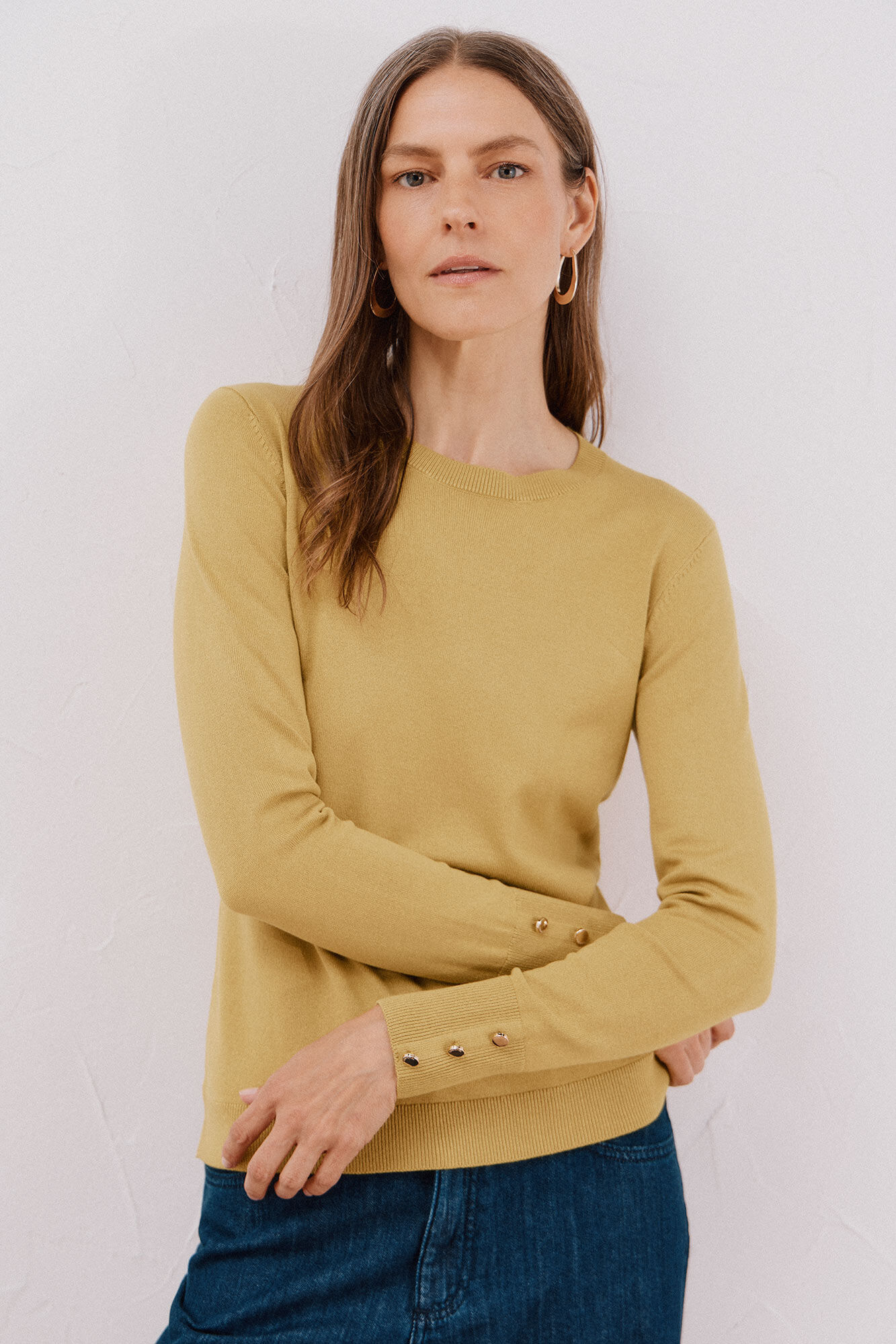 Cortefiel Button-down sweater