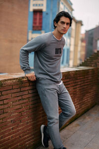 Cortefiel Grey slim-fit jeans Grey