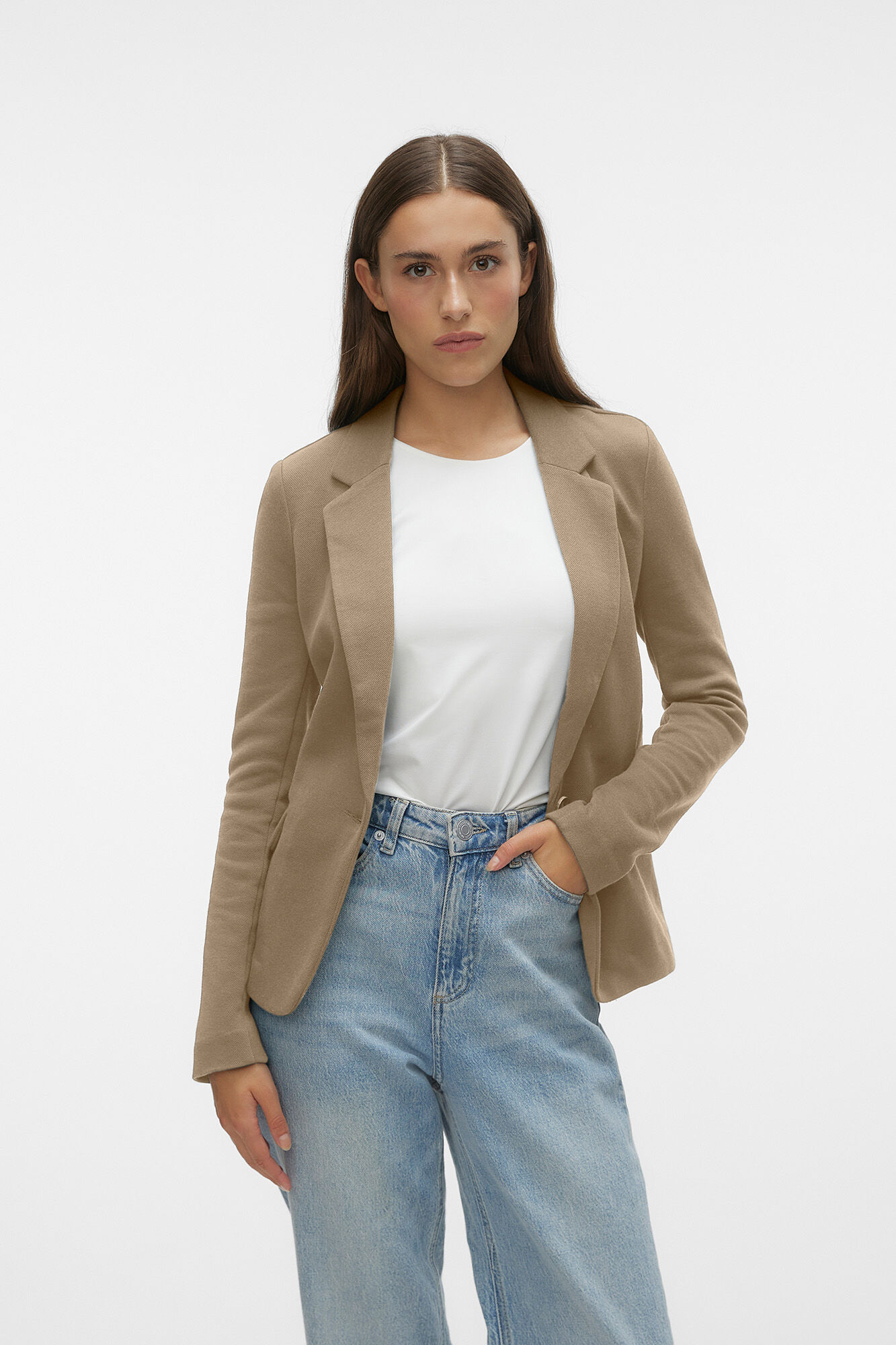 Vero Moda Blazer manga comprida com bolsos