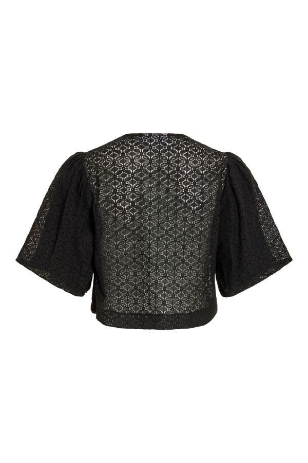 Vila Lace women's bolero jacket Black