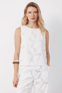 Cortefiel Embroidered blouse