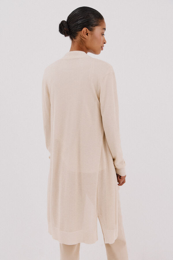 Cortefiel Short-sleeved jumper Nude