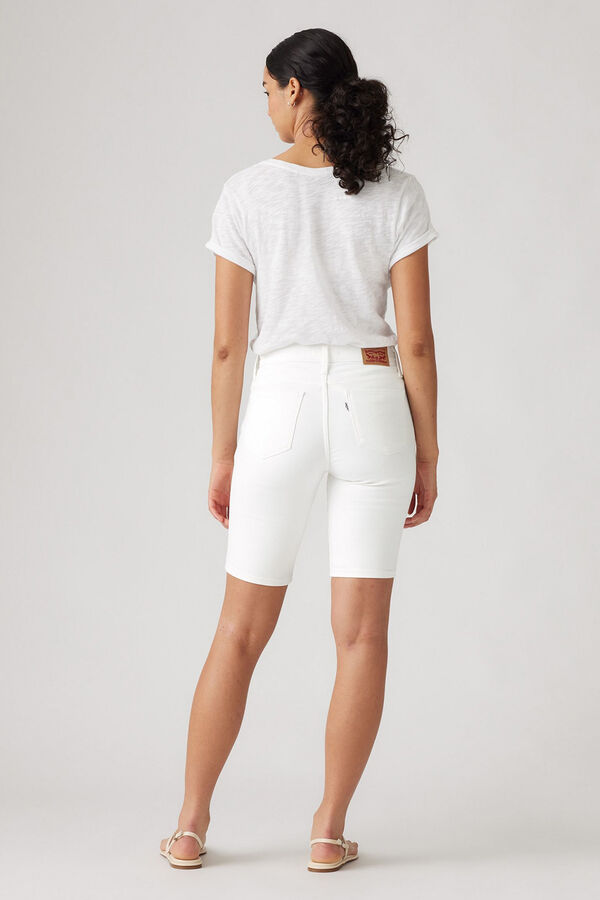 Levi's Bermuda moldadora Branco