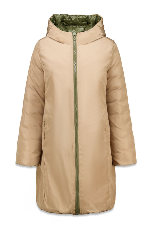 Cortefiel Reversible thermolite® anorak Green