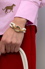 Lola Casademunt Pulseira de cord&atilde;o Dourado