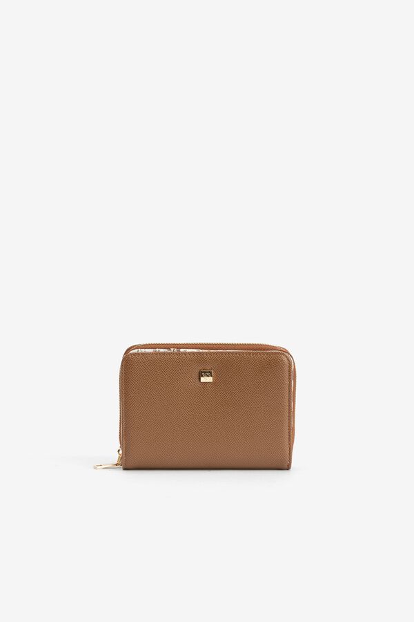 Vilanova Compact purse Beige