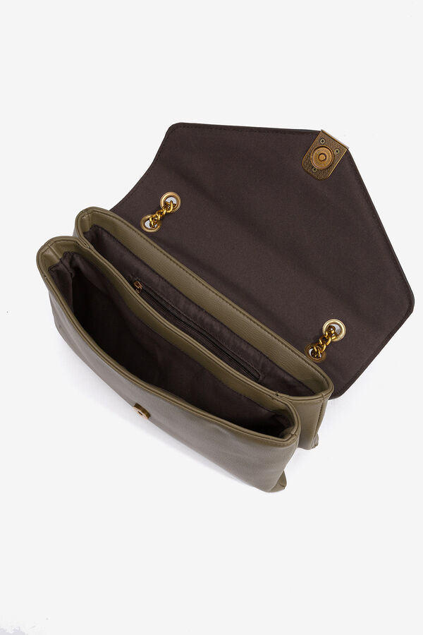 Vilanova Bolsa de mala de tiracolo com 2 compartimentos Verde