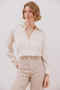 Cortefiel Satin-finish shirt