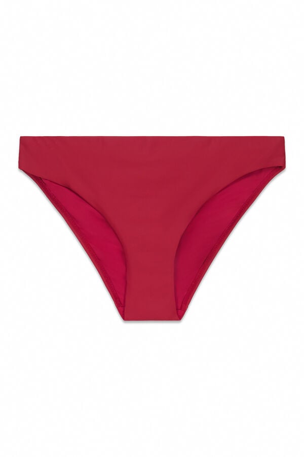 Cortefiel Classic coverage bikini bottoms Red