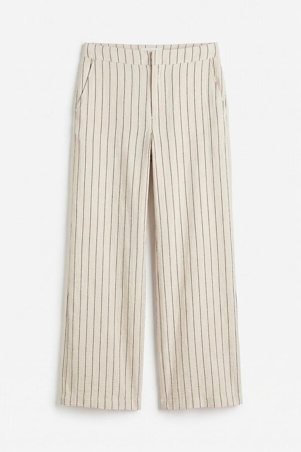 Slowlove Pantal&oacute;n de pata ancha Impress&atilde;o