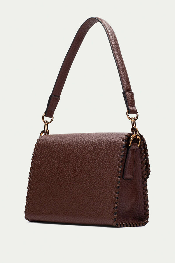 Hispanitas Bolsa hobo com fecho magnético Castanho