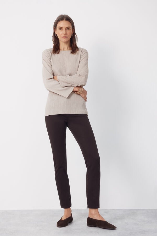 Cortefiel Jeans sensational color Dark brown