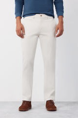 Cortefiel Slim fit chinos Ivory