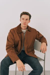 Cortefiel Jacket with combined neck