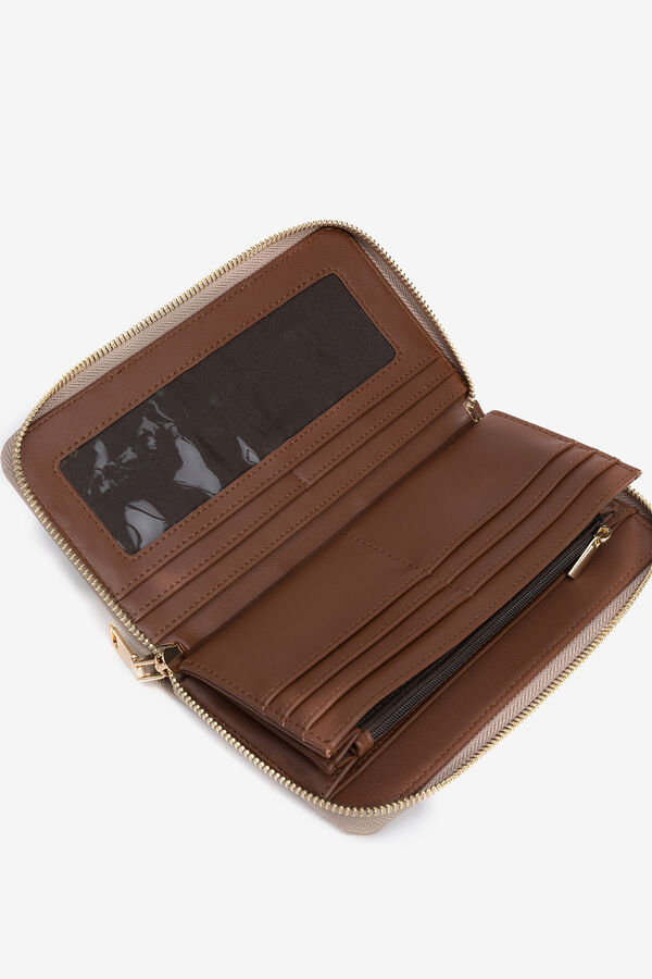 Vilanova Carteira de Nylon com Aba Ecru