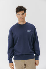 elPulpo Sweatshirt com logo Azul